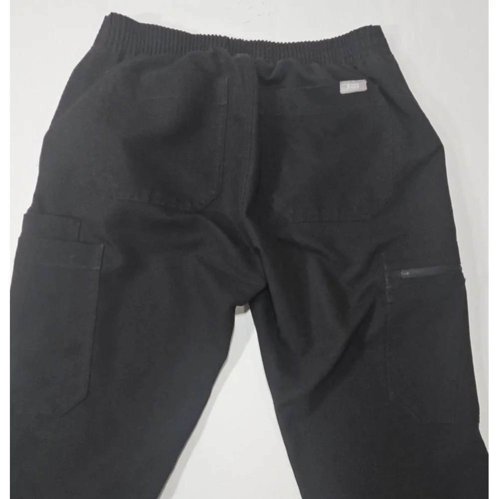 FIGS‎ Cargo Scrub Pants Utility Zip Pockets Drawstring Elastic Waist Women's XS